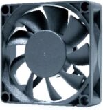 8005184097 OD7020-12HB, DC Fans DC Fan, 70x70x20mm, 12VDC, 41.5CFM, 0.35A, 4500RPM, Dual Ball, 2x Lead Wires Hirschmann