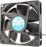8005815759 OA125EC-UR-1WB, Fan Tubeaxial 110/220VAC Square - 120mm L x 120mm H Ball 80.0 CFM (2.24m³/min) 2 Wire Leads Hirschmann