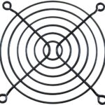 8005183749 G92-16B, Fan Accessories Fan Finger Guard for 92mm Fan, Bright Basic Wire, Black Hirschmann