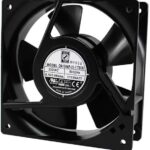 8005789181 OA109AP-22-1TBR, Fan Tubeaxial 230VAC Square - 119.5mm L x 119.5mm H Ball 99.0 CFM (2.77m³/min) 2 Terminals Hirschmann
