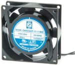8006596707 OA825AP-11-3WB, Fan Tubeaxial 115VAC Square - 80mm L x 80mm H Ball 16.0 CFM (0.448m³/min) 2 Wire Leads Hirschmann — изображение 2