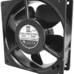 8033838760 OA109AP-11-1TBSF, Fan Tubeaxial 115VAC Square - 120mm L x 120mm H Ball 106.0 CFM (2.97m³/min) 2 Terminals Hirschmann