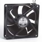 8006056098 OD9225-24HB02A, Fan Tubeaxial 24VDC Square - 92.5mm L x 92.5mm H Ball 53.0 CFM (1.48m³/min) 3 Wire Leads Hirschmann