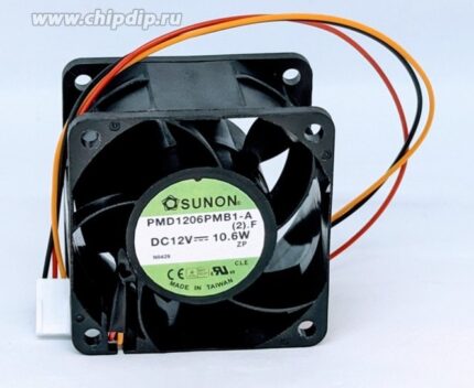 8017320804 Вентилятор Sunon PMD1206PMB1-A 12V DC 11.76W (0.98A) 60X38 3pin () Hirschmann