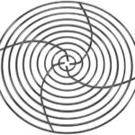 8008644427 G172-10LN, 172mm Dia Fan Finger Guard Steel, Chrome Plated 10 Rings Hirschmann