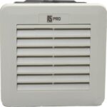 8028941393 Filter Fan, 230 V, AC Operation, 39m³/h Filtered, 48m³/h Unimpeded, IP54, 106x106mm Hirschmann