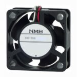 8006018330 04015SS-12L-AA-00, Fan Tubeaxial 12VDC Square - 40mm L x 40mm H Sleeve 5.7 CFM (0.160m³/min) 2 Wire Leads Hirschmann
