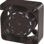 8005838650 02510SS-12M-AA-00, Fan Tubeaxial 12VDC Square - 25mm L x 25mm H Sleeve 2 Wire Leads Hirschmann