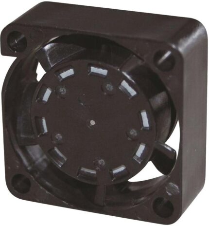 8009678097 02510SS-12M-AA-00, DC Axial Fan, 12 V, Square, 25 mm, 10 mm, Sleeve Bearing, 2.65 CFM Hirschmann