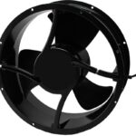 8034072951 OA254EC-11-1TBXC, Fan Tubeaxial 115VAC Round - 254mm Dia Ball 830.0 CFM (23.24m³/min) 2 Terminals Hirschmann