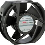 8012537300 KA1725HA2BMT-MG-BOX, AC Axial Fan, 230V, Rectangular with Rounded Ends, 173 mm, 51 mm, Ball Bearing Hirschmann