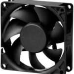 8004788929 PF80251V1-1000U-F99, DC Fans Axial Fan, 80x80x25mm, 12VDC, 0.41"H2O, Vapo, 3x Wire, Auto Restart, Lock Sensor Hirschmann