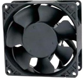 8033914375 OD9238-24HBVXE, Fan Tubeaxial 24VDC Square - 92mm L x 92mm H Ball 147.0 CFM (4.12m³/min) 2 Wire Leads Hirschmann