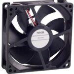 8013405925 09225SA-24M-AA-D0, DC AXIAL FAN, BALL, 45.2CFM, 0.07A, 24V Hirschmann