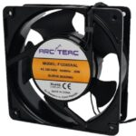 8007034342 F1238SXAL, Вентилятор осевой, 120x120x38мм, 230В, AC, подшипник скольжения, 161 куб.м/ч, 20Вт, 44дБА, провода 300мм Hirschmann