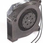 8006010440 RL90-18/56, Fan Blower, Flatpak 230VAC Square - 121mm L x 121mm H Ball 23.5 CFM (0.658m³/min) 2 Wire Leads Hirschmann