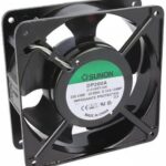 8008673954 DP200A-2123XBT.GN, Fan Tubeaxial 220 ~ 240VAC Square - 120mm L x 120mm H Ball 117.0 CFM (3.28m³/min) 2 Terminals Hirschmann