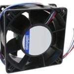 8006420262 4118N/2H4PU, DC Fans Tubeaxial Fan, 119x119x38mm, 48VDC, 206CFM, Speed Signal/Open Collector, IP68 Hirschmann