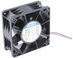 8005830614 3212J/2H4P, Fan Tubeaxial 12VDC Square - 92mm L x 92mm H Ball 165.0 CFM (4.62m³/min) 4 Wire Leads Hirschmann