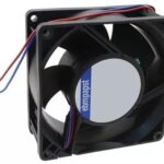 8004985137 3412NGH, DC Fans DC Tubeaxial Fan, 92x92x25mm, 12VDC, 55.3CFM, 2.5W, 36dBA, 3000RPM, Sleeve Hirschmann