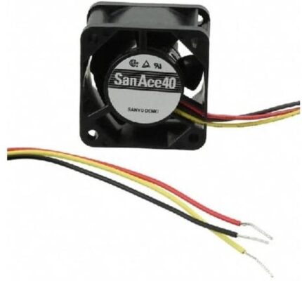 8033842617 109P0424J3013, Fan Tubeaxial 24VDC Square - 40mm L x 40mm H Ball 16.2 CFM (0.454m³/min) 3 Wire Leads Hirschmann