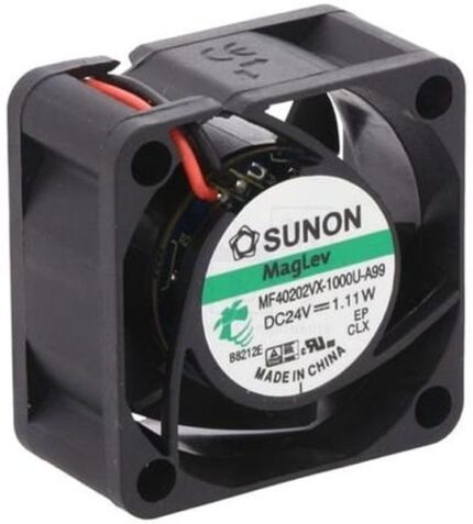 8007758662 MF40202VX-1000U-A99, Вентилятор осевой, 24В DC, 40x40x20мм, подшипник Vapo, 18,25куб.м/ч, 27,5дБА Hirschmann