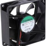 8011151242 EF80251B1-1000U-A99, Вентилятор осевой, 12ВDC, 80x80x25мм, 69,5куб.м/ч, 33дБА, 24AWG Hirschmann