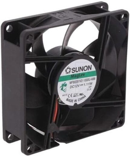 8007035738 MF80251V2-1000U-A99, Вентилятор осевой, 12В DC, 80x80x25мм, подшипник Vapo, 62,53куб.м/ч, 30дБА Hirschmann