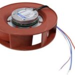 8006089024 RER175-42/18/2TDP, Fan Motorized Impellers 48VDC Round - 175mm Dia Ball 576.8 CFM (16.15m³/min) 4 Wire Leads Hirschmann