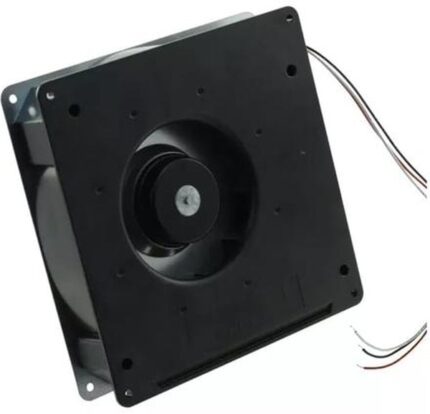 8004604156 RG125-19/14N/2, Blowers & Centrifugal Fans DC Radial Blower, 180x180x40mm, 24VDC, 4.9W, 2550RPM, Sensor Signal, FlatPak Hirschmann