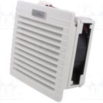 8030584455 I-ALFAATV2224-000, Fan: DC; axial; 24VDC; 58m3/h; 45dBA; ball bearing; IP54; RAL 7035 Hirschmann