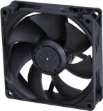 8013405927 09225SA-12P-ET-D0, DC AXIAL FAN, BALL, 58.97CFM, 0.19A, 12V Hirschmann