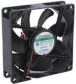 8004788904 MF92251V3-1000U-A99, DC Fans Axial Fan, 92x92x25mm, 12VDC, 39.5CFM, 0.1"H2O, Vapo, Wire, Auto Restart Hirschmann