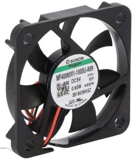 8006422684 MF40060V1-1000U-A99, Fan Tubeaxial 5VDC Square - 40mm L x 40mm H Vapo-Bearing™ 6.3 CFM (0.176m³/min) 2 Wire Leads Hirschmann