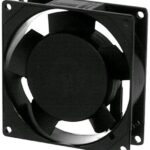 8008523212 SF23092A2092HSL.GN, Вентилятор осевой, 230В AC, 92x92x25мм, 49(±7%)куб.м/ч, 36дБА; 2 провода Hirschmann
