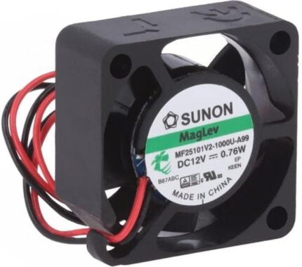 8002751734 MF25101V2-1000U-A99, Вентилятор осевой, 12В DC, 25x25x10мм, подшипник Vapo, 5,07куб.м/ч, 16дБА () Hirschmann