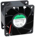 8002554271 PMD2406PMB3-A (2).GN, Вентилятор осевой, 24В DC, 60x60x38мм, подшипник качения, 70,5куб.м/ч, 47дБА, 24AWG () Hirschmann
