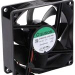 8025158367 EF80251S3-1000U-A99, Axial Fan, 12 V dc, DC Operation, 33cfm, 840mW, 84mA Max, IP20, 80 x 80 x 25mm Hirschmann