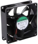 8025158367 EF80251S3-1000U-A99, Axial Fan, 12 V dc, DC Operation, 33cfm, 840mW, 84mA Max, IP20, 80 x 80 x 25mm Hirschmann