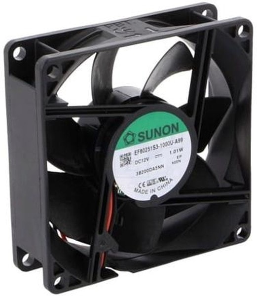 doc043787796 8025158367 EF80251S3-1000U-A99, Axial Fan, 12 V dc, DC Operation, 33cfm, 840mW, 84mA Max, IP20, 80 x 80 x 25mm Hirschmann — изображение 1