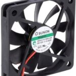 8007488595 MF60101V3-1000U-A99, Вентилятор осевой, 12В DC, 60x60x10мм, подшипник Vapo, 20,62куб.м/ч, 21,5дБА Hirschmann