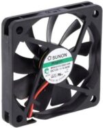 8007488595 MF60101V3-1000U-A99, Вентилятор осевой, 12В DC, 60x60x10мм, подшипник Vapo, 20,62куб.м/ч, 21,5дБА Hirschmann