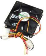 8006380547 EC8025H12S, (80*80*25 12V), Вентилятор 12В, 80х80х25мм, подшипник скольжения, 3000 об/мин Hirschmann — изображение 2
