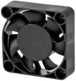 8002940290 EC4010H12B, (40*40*10 12V), Вентилятор 12В, 40х40х10мм, подшипник качения, 5500 об/мин 2 вывода Hirschmann — изображение 2