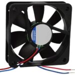 8982008384 614F, DC Axial Fan, 24 V, Square, 60 mm, 15 mm, Sleeve Bearing, 17.1 CFM Hirschmann