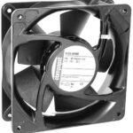 8006055279 4184NXHH, Fan Tubeaxial 24VDC Square - 119mm L x 119mm H Ball 147.1 CFM (4.12m³/min) 2 Terminals Hirschmann