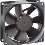 8004985547 8414NH, DC Fans DC Tubeaxial Fan, 80x80x25mm, 24VDC, 46.5CFM, 2.4W, 37dBA, 3600RPM, Ball Bearing Hirschmann