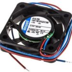 8006891675 412FH, Fan Tubeaxial 12VDC Square - 40mm L x 40mm H Sintec 5.3 CFM (0.148m³/min) 2 Wire Leads Hirschmann