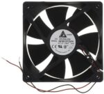8005892257 AFB1212VH-T500, Fan Tubeaxial 12VDC Square - 120mm L x 120mm H Ball 103.7 CFM (2.90m³/min) 2 Wire Leads Hirschmann