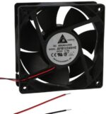 8005741869 AFB1224SHE, Fan Tubeaxial 24VDC Square - 120mm L x 120mm H Ball 151.9 CFM (4.25m³/min) 2 Wire Leads Hirschmann — изображение 2